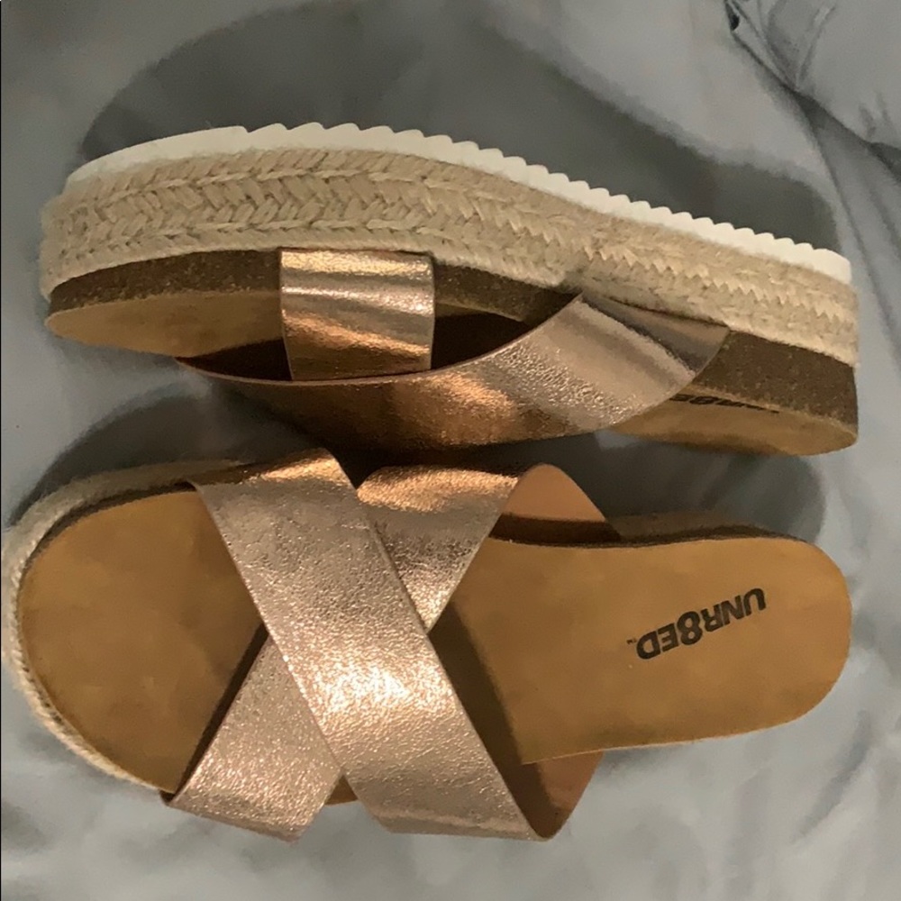 Women’s Size 11 platform espadrille sandals